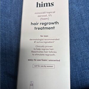 Hair Regrowth Treatment for Men - White- opened
